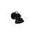 Aplica Nova Luce Ruvi, 1xE27, H21, negru