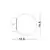 Aplica LED Nova Luce Joline, 6W, alb-negru