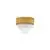 Lustra cristal Nova Luce Magnolia, 5xE14, tub, auriu