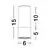 Spot fix Nova Luce Picto, 1xGU10, D60 mm, H150 mm, auriu-negru