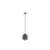 Pendul Nova Luce Lato, 1xE14, rotund, auriu-fumuriu