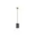 Pendul Nova Luce Lato, 1xE14, cilindru, auriu-fumuriu
