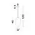 Pendul Nova Luce Lato, 1xE27, oval, auriu-fumuriu