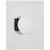 Aplica LED Nova Luce Joline, 6W, alb-negru