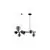 Pendul Nova Luce Odillia, 7xG9, fumuriu-negru