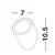 Aplica LED Nova Luce Capo, 3W, negru, IP54