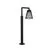 Stalp mediu LED Nova Luce Carina, 6W, negru, IP65