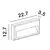 Spot trepte/pardoseli LED Nova Luce Rio, 6W, antracit, touch, IP54