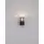 Aplica Nova Luce Selena, 1xE27, patrat, antracit, IP65