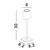 Veioza LED Nova Luce Colt, 2W, maro, touch, IP54
