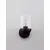 Aplica Nova Luce Omika, 1xE27, gri inchis, IP54