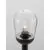 Stalp mediu Nova Luce Omika, 1xE27, gri inchis, IP54
