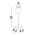 Veioza LED Nova Luce Colt, 2W, gri, touch, IP54