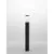Stalp mediu Nova Luce Zosia, 1xE27, gri inchis, IP65
