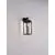 Aplica Nova Luce Figo, 1xE27, antracit, IP65