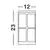 Aplica Nova Luce Stone, 1xE27, alb, IP54