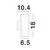 Aplica Nova Luce Nodus, 2xGU10 max. 10W, maro antic, IP54