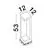 Stalp mediu LED Nova Luce Grante, 5W, gri, IP65