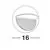 Spot trepte/pardoseli LED Nova Luce Krypton, 6W, rotund, gri inchis, IP54