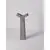 Stalp mediu LED Nova Luce Aran, 10W, gri, IP65