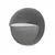 Spot trepte/pardoseli LED Nova Luce Krypton, 6W, rotund, gri inchis, IP54
