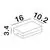 Aplica LED Nova Luce Pure, 6W, antracit, IP65