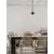 Pendul Nova Luce Omika, 1xE27, gri inchis, IP54
