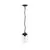 Pendul Nova Luce Omika, 1xE27, gri inchis, IP54