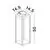 Stalp mic LED Nova Luce Figi, 2W, H50, antracit, touch, IP54