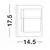 Aplica LED Nova Luce Leto, 10W, negru, IP65
