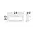 Spot trepte/pardoseli LED Nova Luce Pulsar, 6W, gri inchis, IP54