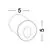 Spot trepte/pardoseli LED incastrat Nova Luce Passagio, 2W, 3000K, alb, IP54