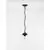Pendul Nova Luce Omika, 1xE27, gri inchis, IP54