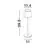 Veioza LED Nova Luce Seina, 2W, gri, touch, IP54