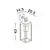 Aplica Nova Luce Figo, 1xE27, antracit, IP65
