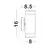 Aplica Nova Luce Limbio, 2xGU10, alb, IP44