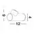 Aplica LED Nova Luce Brice, 6W, alb, IP54
