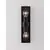 Aplica Nova Luce Regina, 2xE27, antracit, IP65