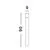 Stalp mediu Nova Luce Cetera, 1xE27, negru, IP54