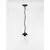 Pendul Nova Luce Omika, 1xE27, gri inchis, IP54