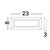 Spot trepte/pardoseli LED Nova Luce Pulsar, 4W, gri inchis, IP54