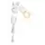 Lampa decorativa Globo Lighting Xara I, 1xE14, alb mat, on/off