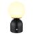 Lampa de veghe LED Globo Lighting Julsy, 2.5W, opal-negru mat, touch