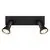 Plafoniera Globo Lighting Drew, 2xGU10, negru mat