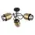 Lustra Globo Lighting Milley, 3xE27, auriu-negru mat