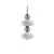 Pendul LED Ideal Lux Lumiere, 34W, alb-crom-opal-transparent