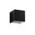 Aplica LED, Ideal Lux Atom, 12W, 3000K, 100x100x100mm, negru, IP54, 313450