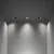 Rama spoturi cu LED, Ideal Lux Zeus 13W, 77x30mm, negru, 323527