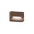 Aplica LED, Ideal Lux Dedra, 3W, 3000K, 100x30x65mm, cafeniu, IP65, 316895