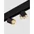 Spot LED sina magnetica Nova Luce Ultra Slim, 10W, 4000K, alama-negru